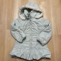 西松屋　120 ジャンパー　上着　中綿コート　水色　上着