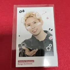 未使用】カラフルダイヤモンド ミニフォトカード JUNONくじ 小辻庵