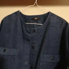 UNIQLO レディースコーデュロイシャツ XL ダークブルー