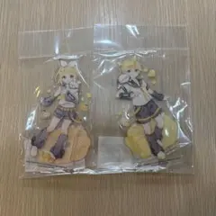 鏡音リン　鏡音レン アクリルスタンド しろたん×初音ミクコラボ