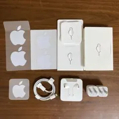 純正 iPhone イヤホン ACアダプタ ケーブル(新品) セット