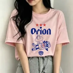Orion SHAKA 半袖Tシャツ ライトピンク L