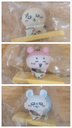 ちいかわ　松屋コラボフィギュア　３個セット