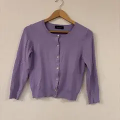 【美品】JUSGLITTY メニービジュー カーディガン アンサンブル完売品 JUSGLITTY（ジャスグリッティー）の「メニー釦カーデ