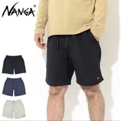NANGAナイロンタッサーイージーショーツ ブラックのサムネイル