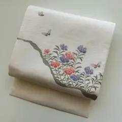 未使用　名古屋帯　絽塩瀬　蘭の花 2025年最新】絽塩瀬の人気アイテム - メルカリ