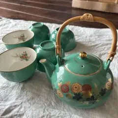 香蘭社　急須　湯呑み　茶托　セット