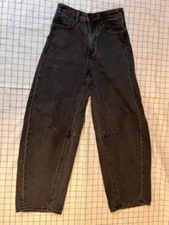 バレルレッグジーンズ デニム