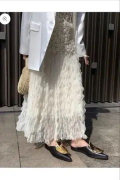 ワッシャーチュールスカート　QuON