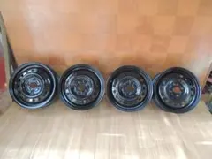 C436 14×4.5J ホイール(ブラック) 14インチ 4本 ダイハツ 塗装のサムネイル