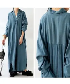 スリット ロングワンピース