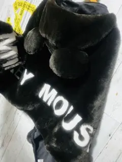 東京ディズニーリゾート ミッキー フェイクファー パーカー ポンチョブランケット