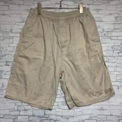 【コンバース】CONVERSE ベージュ ショートパンツMサイズ 古着 美品