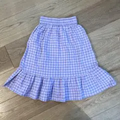 ZARA ギンガムチェック スカート