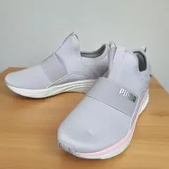 美品✨　PUMA　ソフトフォームプラス　スリッポン　ラベンダー　ピンク
