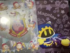 クリアファイル　星のカービィ　マホロア　カービィ　ワドルディ　2枚セット