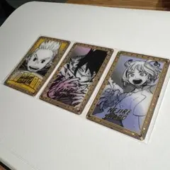 ヒロアカ原画展箔押しクリアカード　トップ3