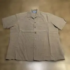 期間限定 美品 50〜60s pilgrim カスリ レーヨンシャツ ブルーグレ