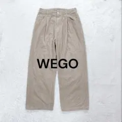 ウィゴー◇WEGO ヴィンテージコーデュロイスケーターパンツ M ベージュ ダボ