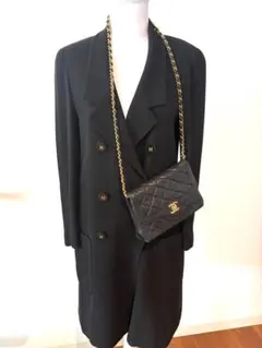 CHANEL 94A ダブルジャケット ココマークボタン 36サイズ　極美品のサムネイル