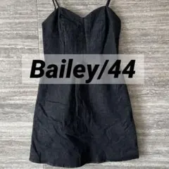 ブラックデニム キャミソールチュニック ビスチェ 黒 美品 海外古着 一点物