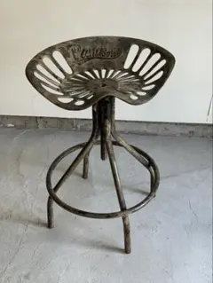 アンティーク アイアン トラクターシート 回転 チェア インダストリアル 椅子