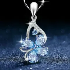 花の形状 シルバー925 ネックレス