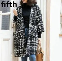 fifth フィフス ニットロングカーディガン　ガウン　羽織り