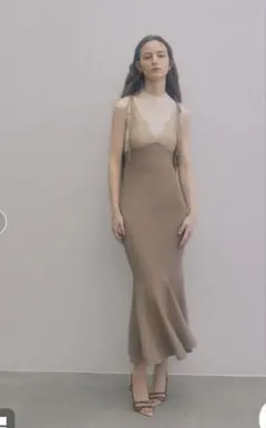 完売品エイミーイストワール レースレイヤードマーメイドニットワンピース