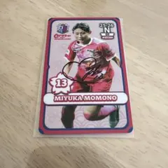 セレッソ大阪ヤンマーレディース　百濃実結香　直筆サインカード　オンサインカード