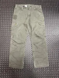 Carhartt カーキ　ダブルニーカーゴパンツ