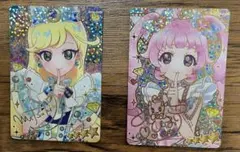 ひみつのアイプリリング1弾サプライズカード　みつき、ひまり