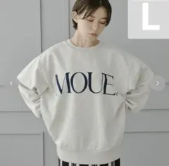 しまむら　megumi フロッキーロゴ　トレーナー　スウェット　裏起毛　L