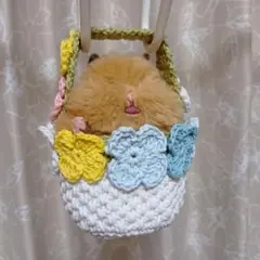 ドール用　お花のバスケット　はむにぎり他　ハンドメイドのサムネイル