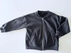 キッズ ジャンパー アウター 黒 120