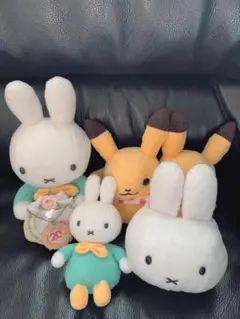 平成レトロ ❤︎Miffy ミッフィー❤︎ 超レア ぬいぐるみ 2点セット タグ付き ミッフィー ぬいぐるみ 2点 - メルカリ