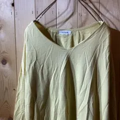 ss3656 LEPSIM レプシム カットソー チュニック イエロー フリー