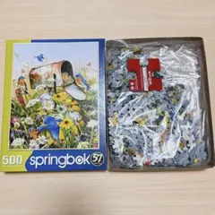 springbok 500pc ジグソーパズル 鳥と花 インテリア オーガニックのサムネイル