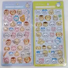 ちいかわ　シール　２枚セット　みんなポーズ　みんなニコニコ