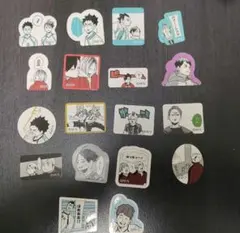 ハイキュー　フレークシール　RIVALS まとめ売り　及川　宮侑　宮治　18枚