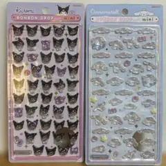 クロミ　シナモロール　ボンボンドロップミニシール 2セット　正規品