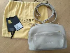 【美品】 PLINIO VISONA バッグ グレージュ プリニオヴィソナ