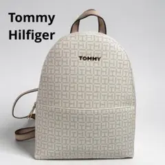 TOMMY HILFIGER モノグラム バックパック リュック　メタル ロゴのサムネイル