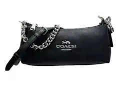 COACH コーチ シャーロット ペブルレザー ショルダーバッグ