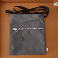 BEAMS DESIGN グレー サコッシュ