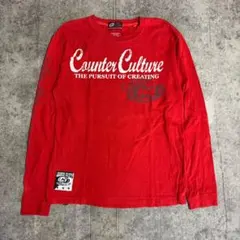 Counter Culture ロングスリーブシャツ レッド
