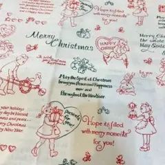 クリスマス　男の子　女の子　生地　ルシアン