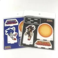 【2点】 A＆B ソニック・ザ・ヘッジホッグ ソニック ミニアクリルジオラマ