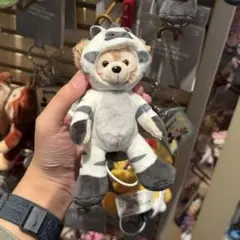 【セール☆正規品】ダッフィー　干支　馬　ぬいぐるみキーチェーン　上海ディズニー