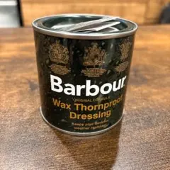新品未使用Barbour オイル缶Wax Thornproof Dresバブアー